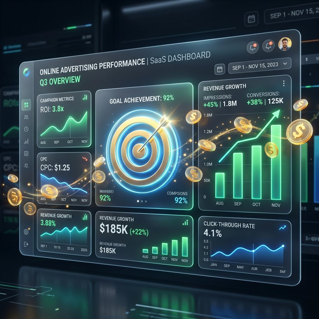 PPC marketing campaign dashboard