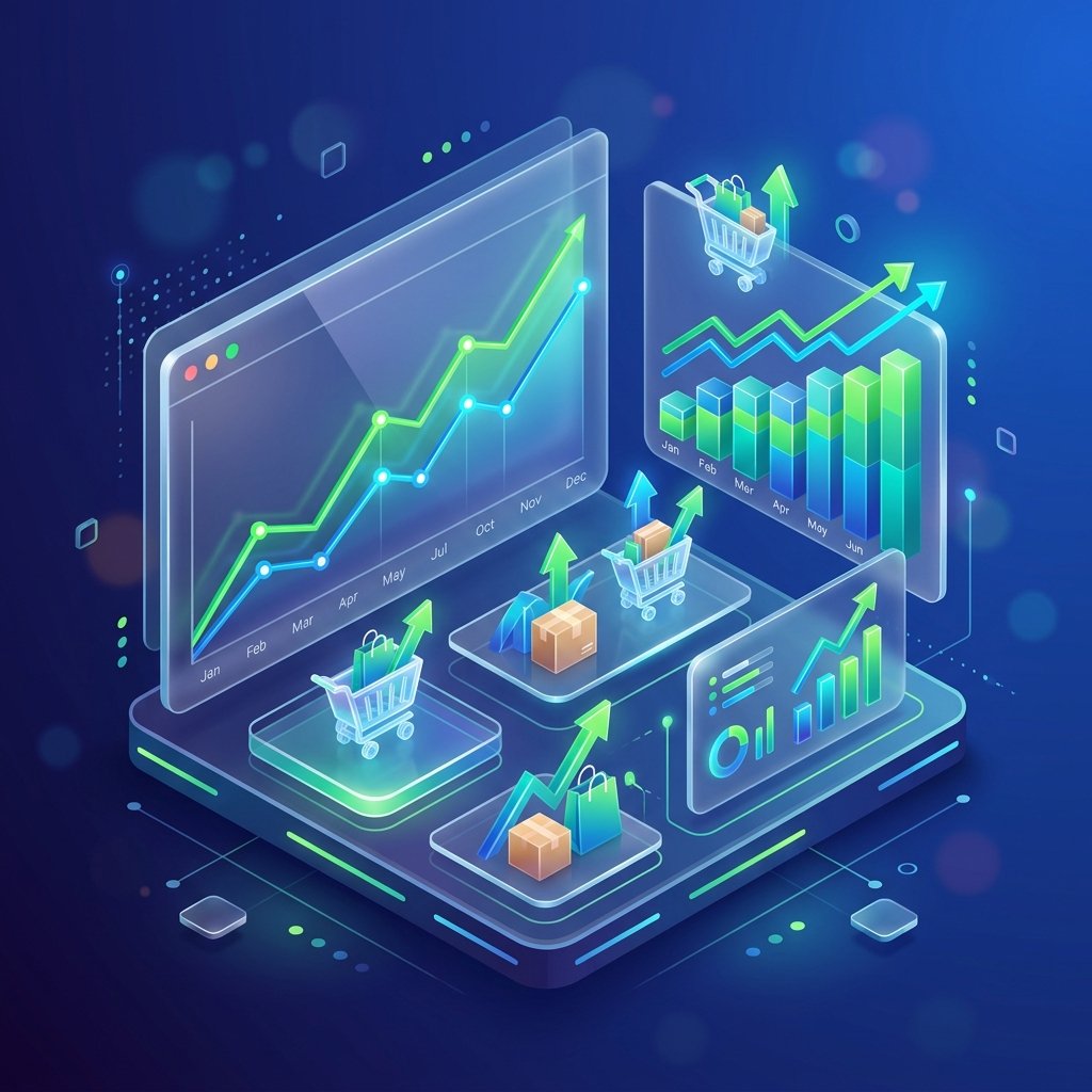 E-commerce organic traffic dashboard